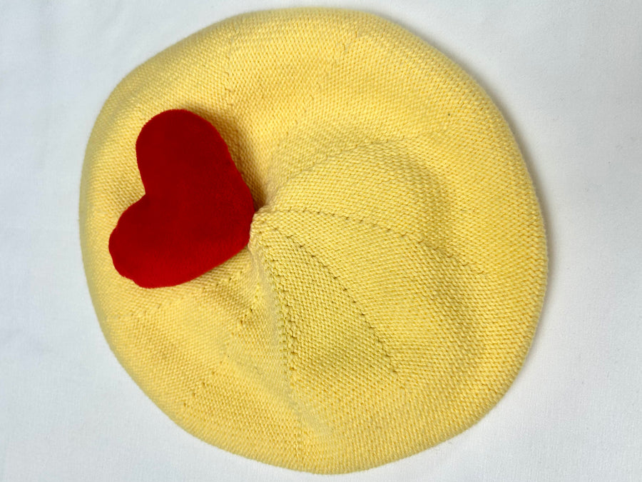 Heart Knitted Beret