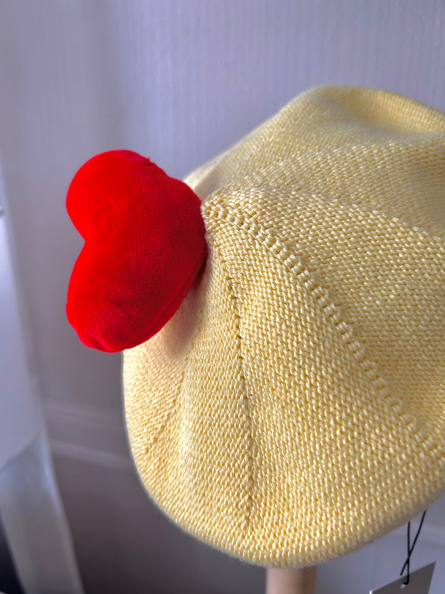 Heart Knitted Beret