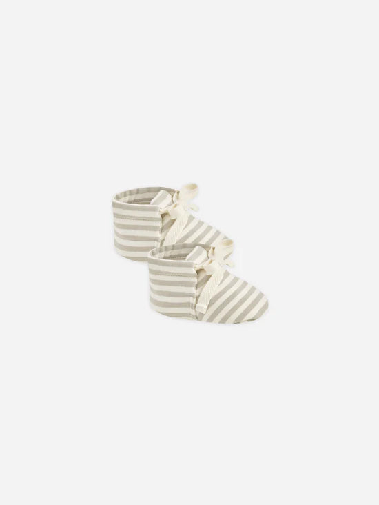 Baby Booties | Ash Stripe