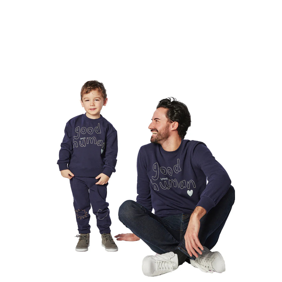 Good Human Sweatshirt with Adult