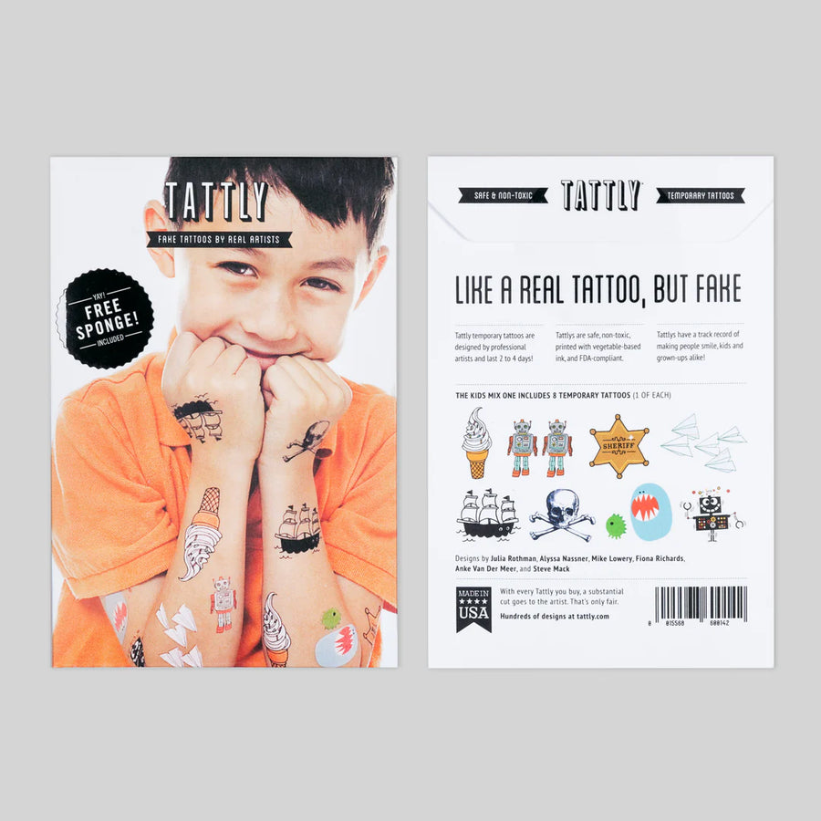 Kids Mix One Tattoo Set