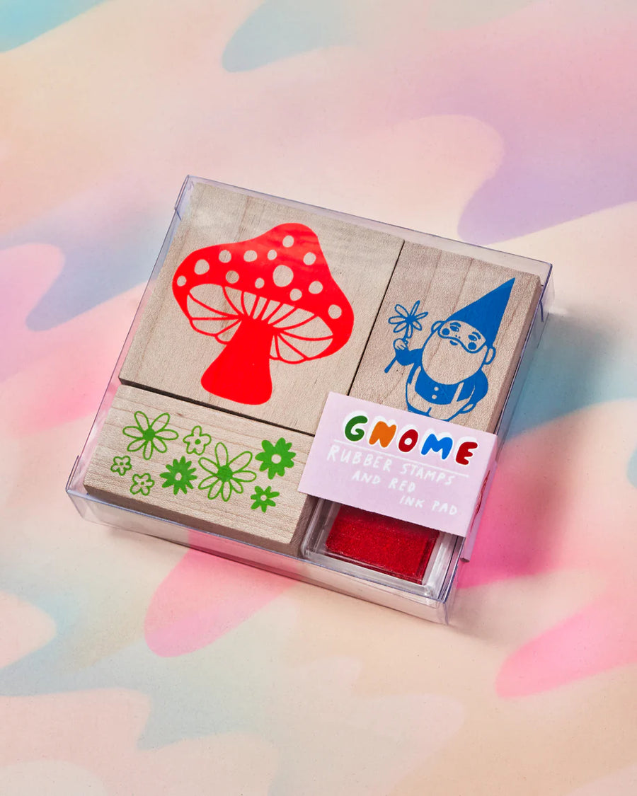 Gnome & Mushroom Stamp Kit