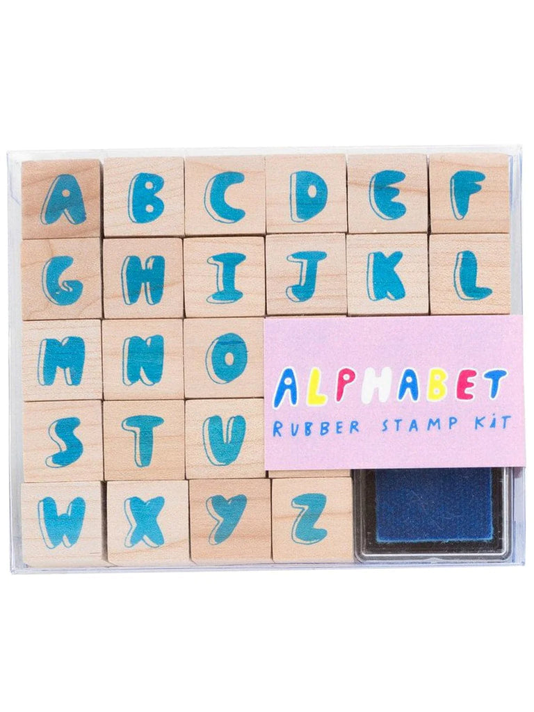 Alphabet Rubber Stamp Kit