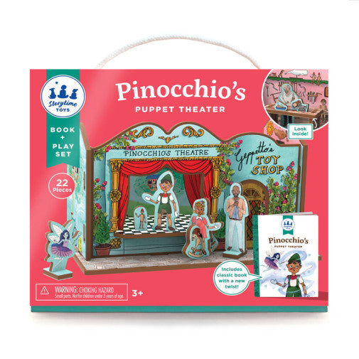 Pinocchio's Puppet Theater Book & Playset (Mini Set)