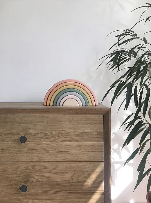 SABO concept Wooden Rainbow Stacker - Pastel