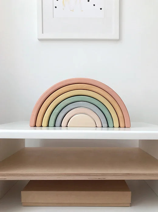 SABO concept Wooden Rainbow Stacker - Pastel