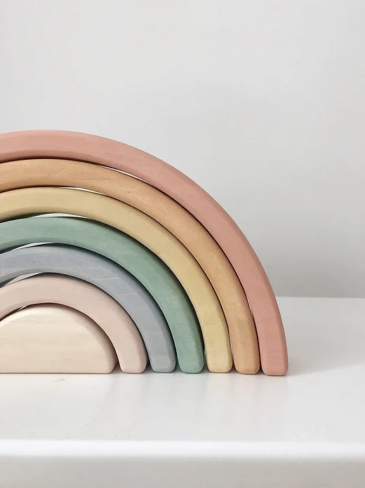 SABO concept Wooden Rainbow Stacker - Pastel