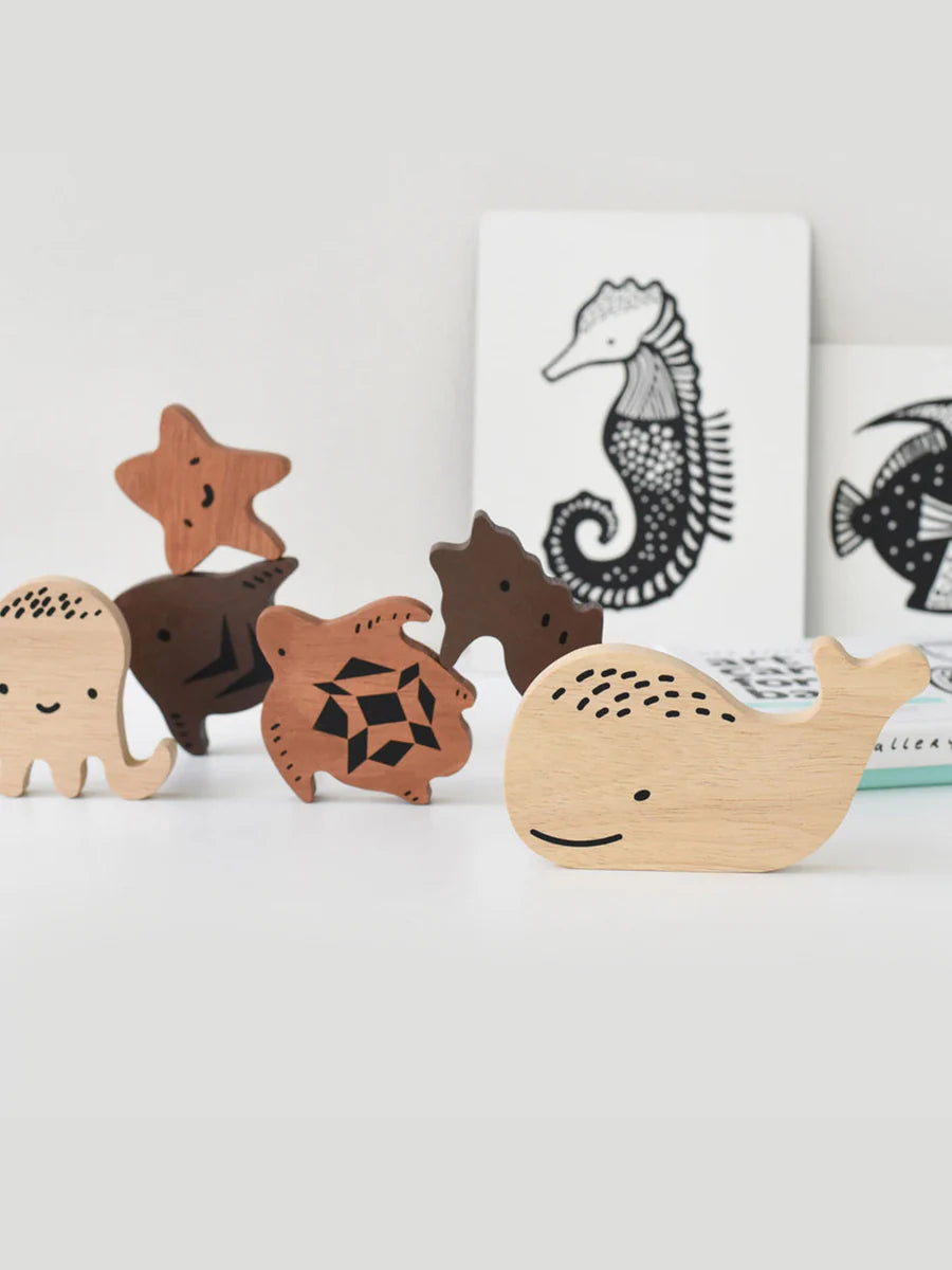 Ocean Animals Wooden Tray Puzzle