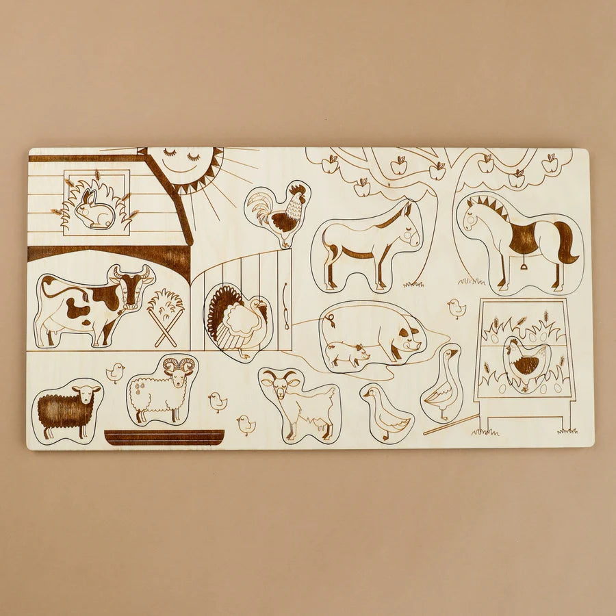 Country Life Wooden Puzzle