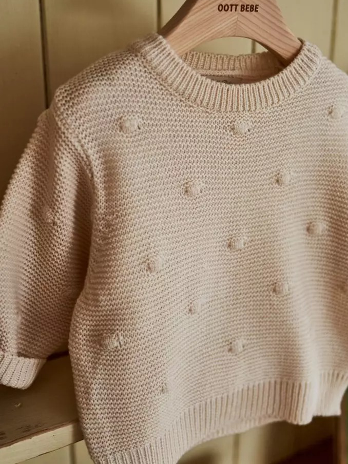 Pom Knit Sweater