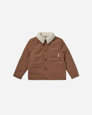 Shearling Chore Coat | Cedar