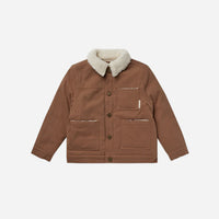 Shearling Chore Coat | Cedar