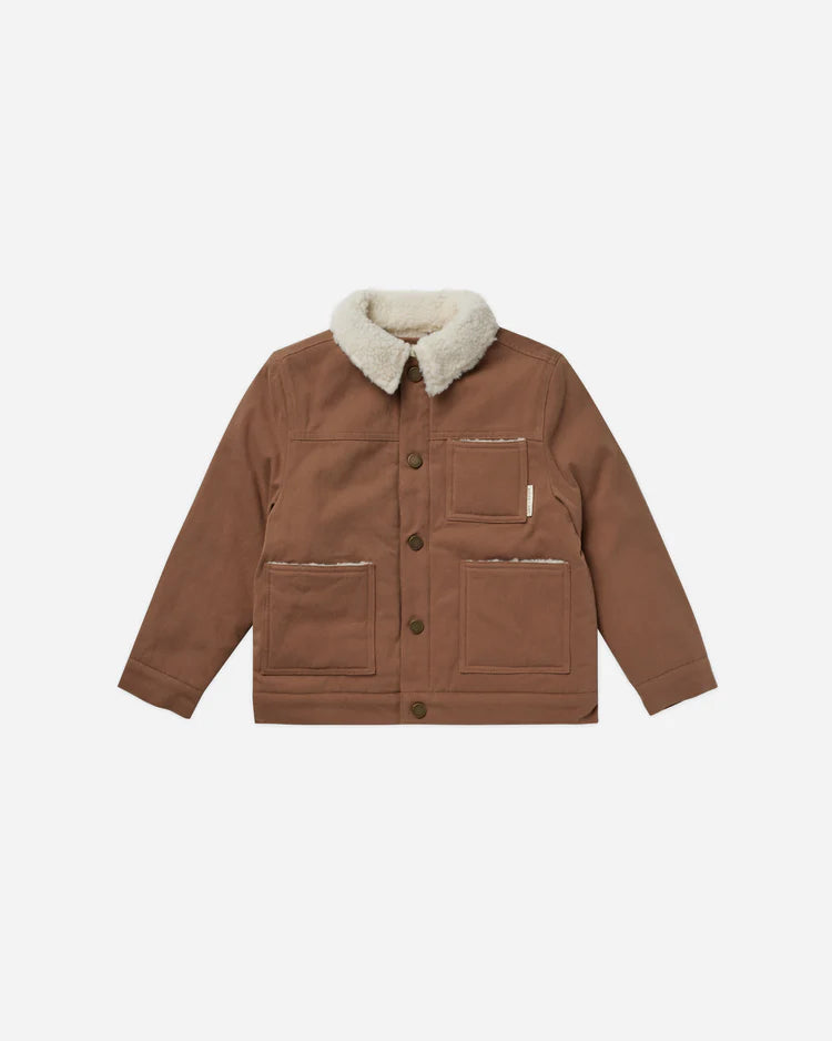 Shearling Chore Coat | Cedar