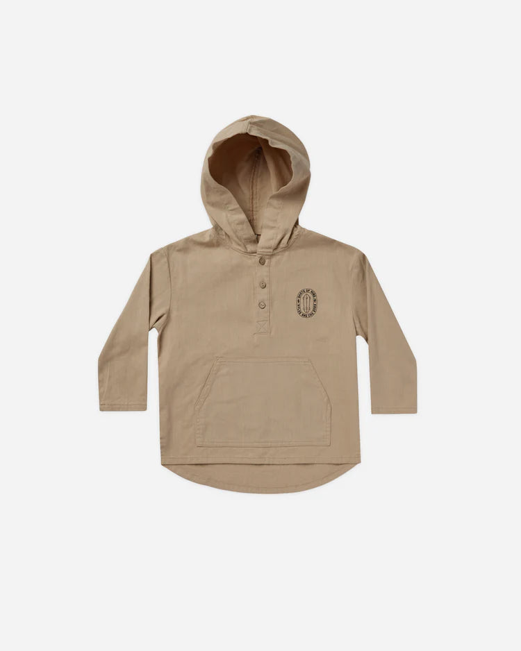 Henley Hoodie | Sand