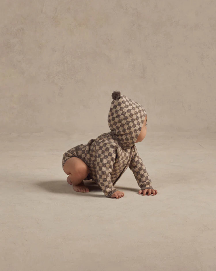 Tassle Cardigan | Heathered Check