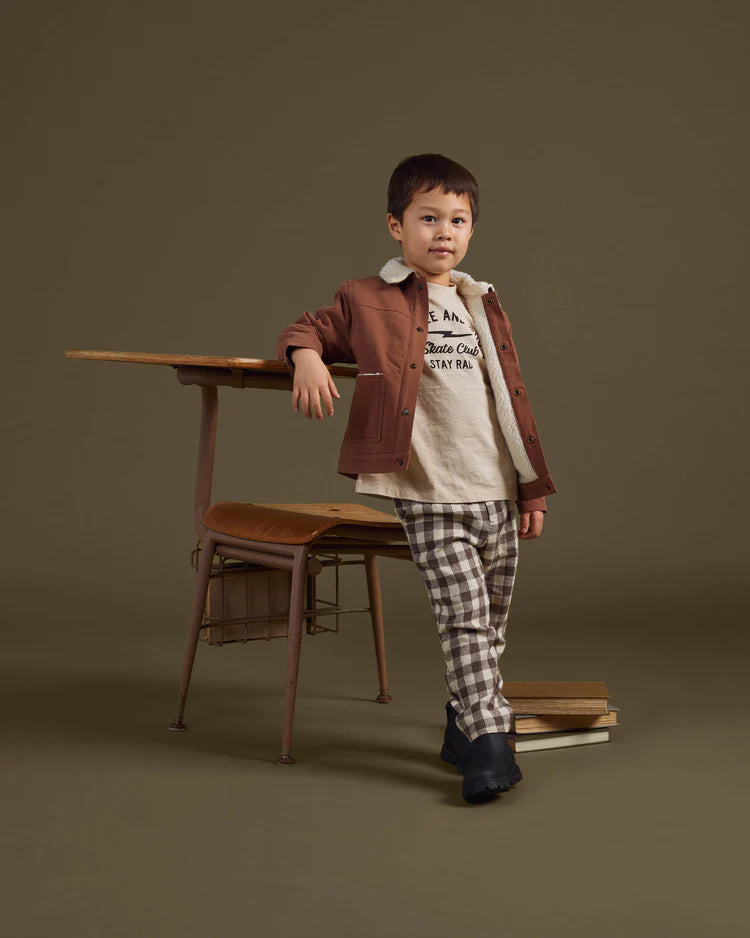 Shearling Chore Coat | Cedar