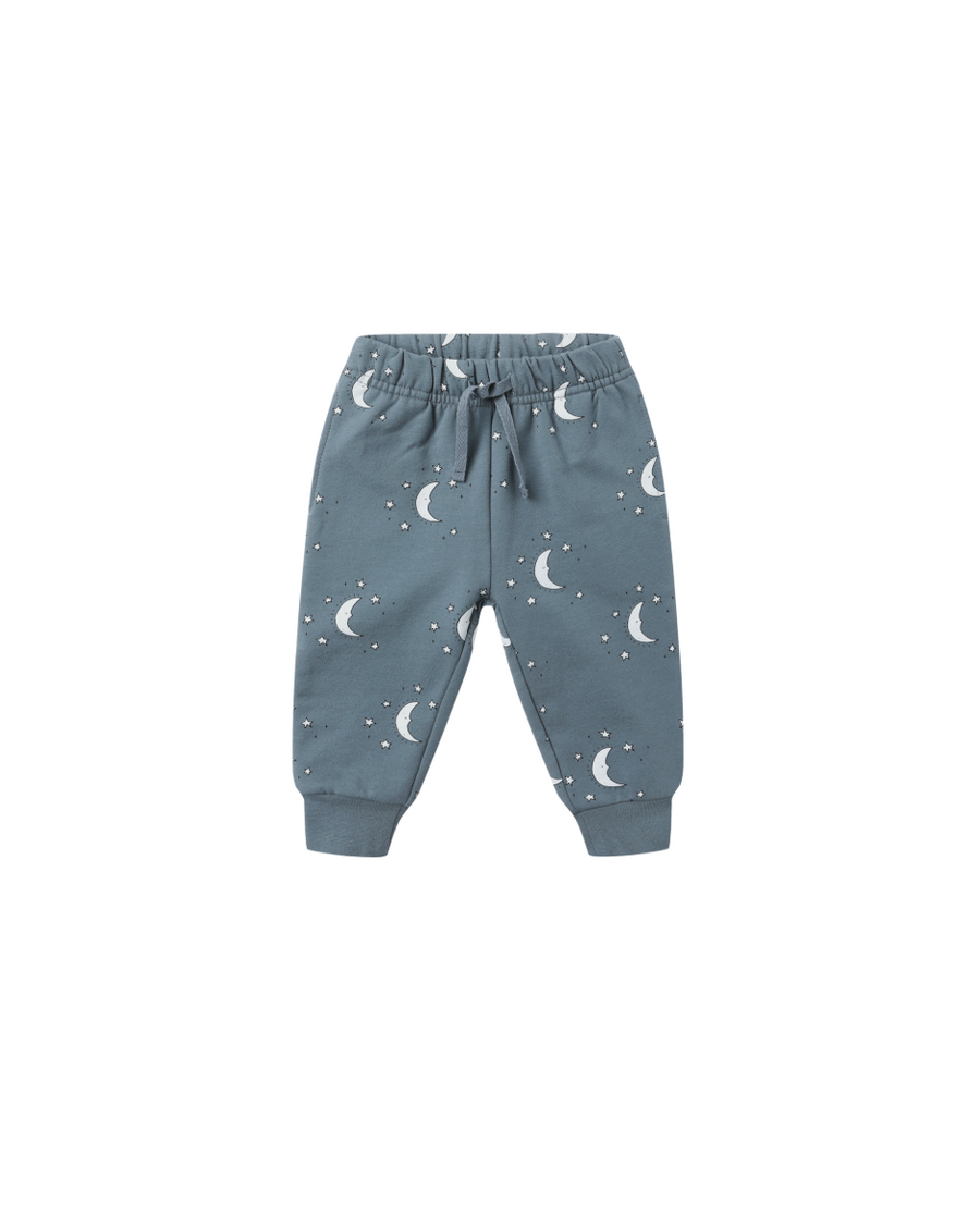 Relaxed Fleeced Sweatpant | Silver Moons