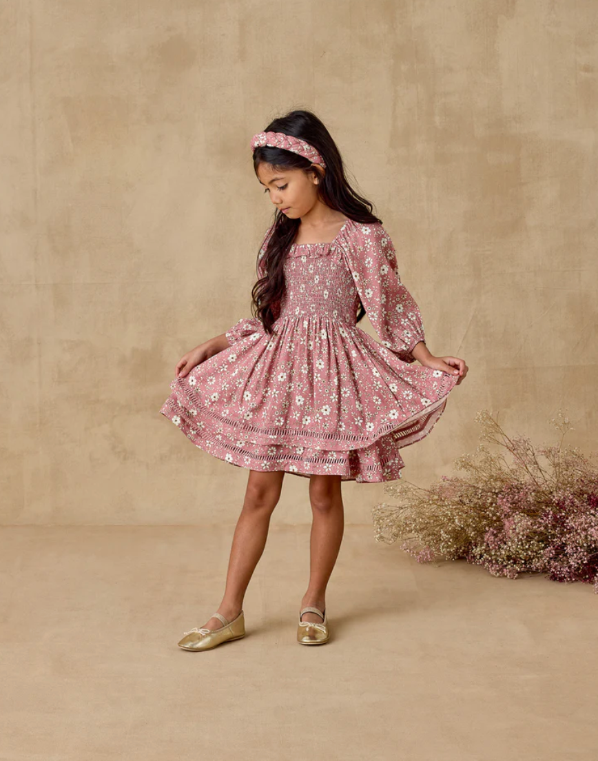 Elodie Dress | Rose Bloom