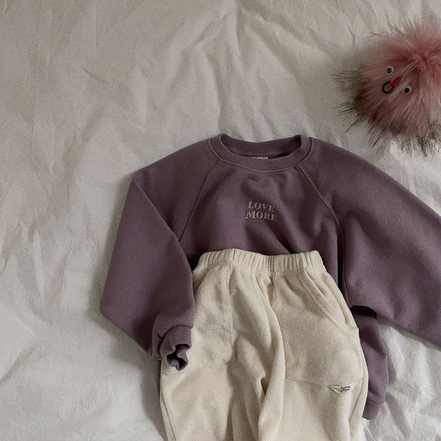 Love More Sweatshirt with Mom