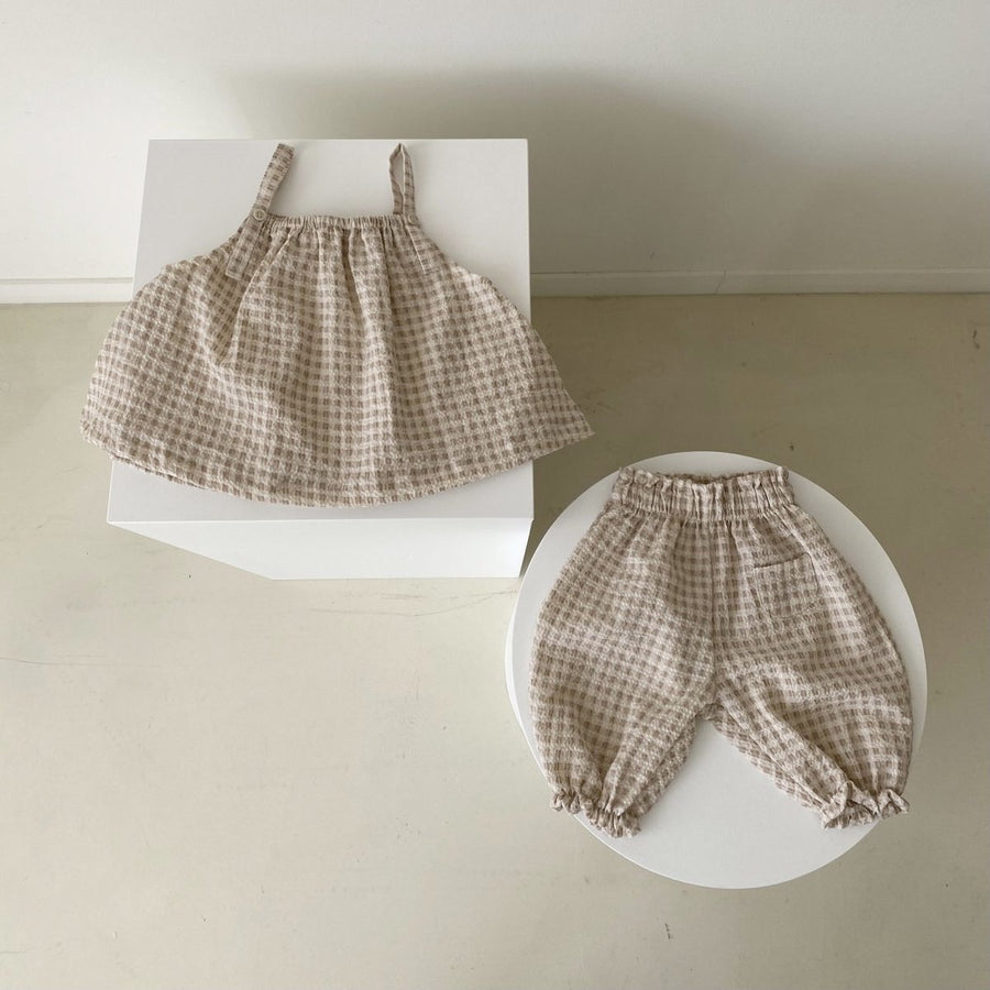 Maple Blouse and Bottom Set
