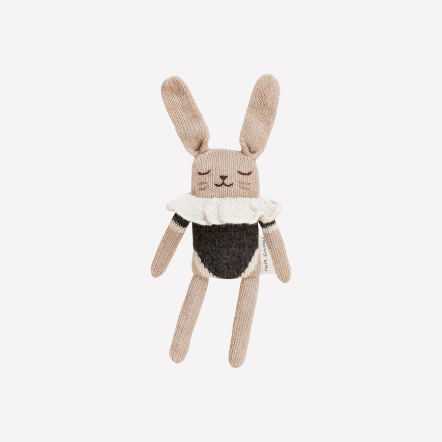 Bunny Soft Toy in Black Bodysuit