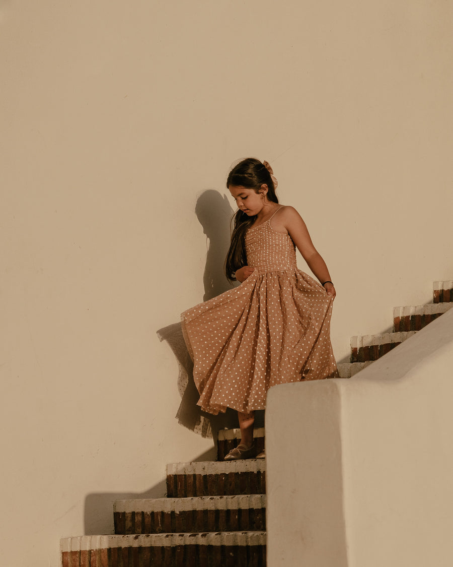 Witley Dress | Apricot