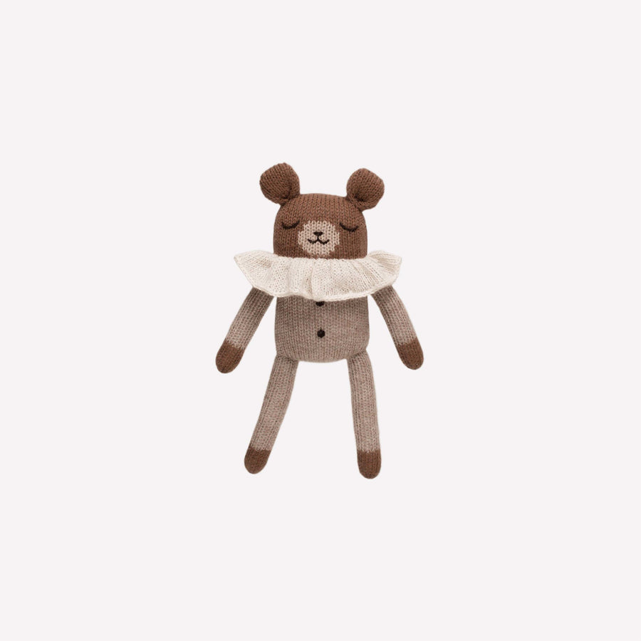Teddy Soft Toy in Oat Pajamas