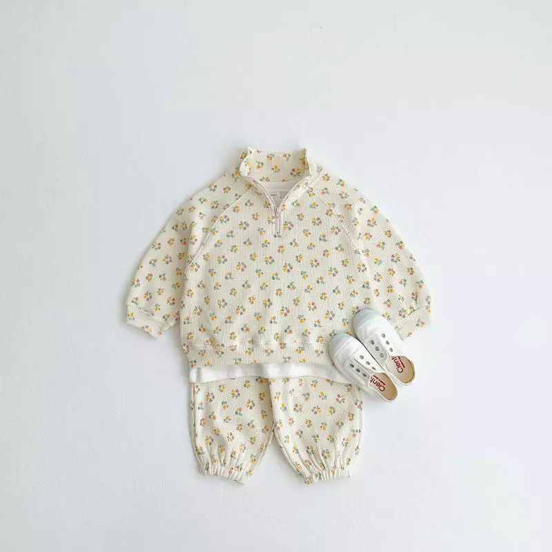 Spring Waffle Top Bottom Set