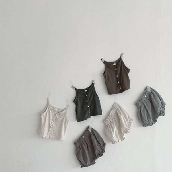 String Sleeveless Tee