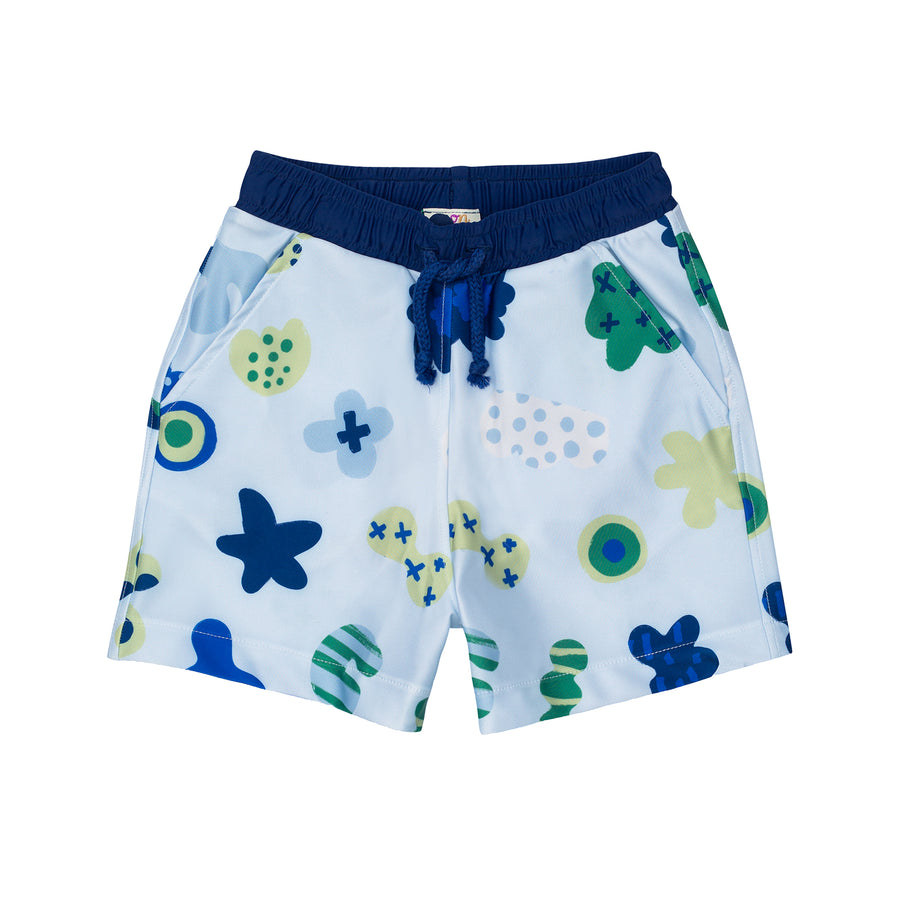 Powder Blue Swim Trunks