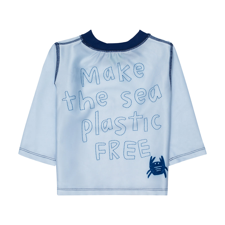 Make The Sea Plastic Free Blue Rashguard